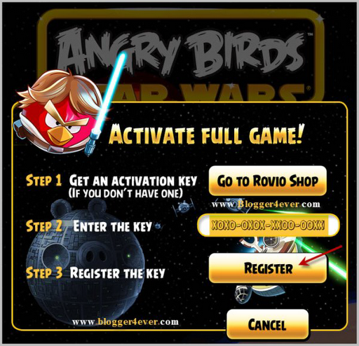 Angry birds space activation key
