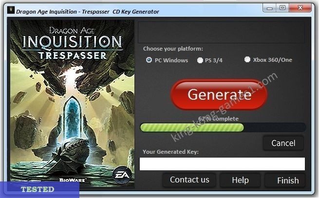 Dragon Age Inquisition Key Generator Online