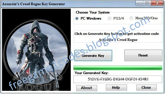 Activation key generator for games online